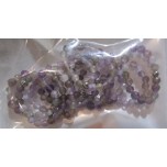 Gemstone Rings - 3mm Faceted Bead Ring - 10 pcs pk - Amethyst